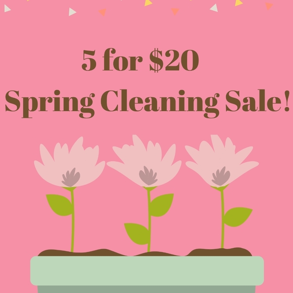 5 for $20 Spring Cleaning Sale!